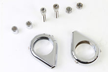 Load image into Gallery viewer, Chrome Turn Signal Clamp Kit 39mm Forks