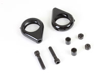 Load image into Gallery viewer, Black Turn Signal Clamp Kit for 39mm Forks