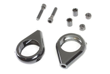 Load image into Gallery viewer, Black Turn Signal Clamp Kit for 39mm Forks