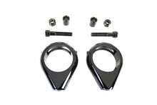 Load image into Gallery viewer, Black Turn Signal Clamp Kit 41mm Forks