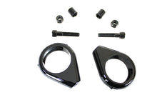 Load image into Gallery viewer, Black Turn Signal Clamp Kit 41mm Forks