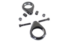Load image into Gallery viewer, Black Turn Signal Clamp Kit 41mm Forks