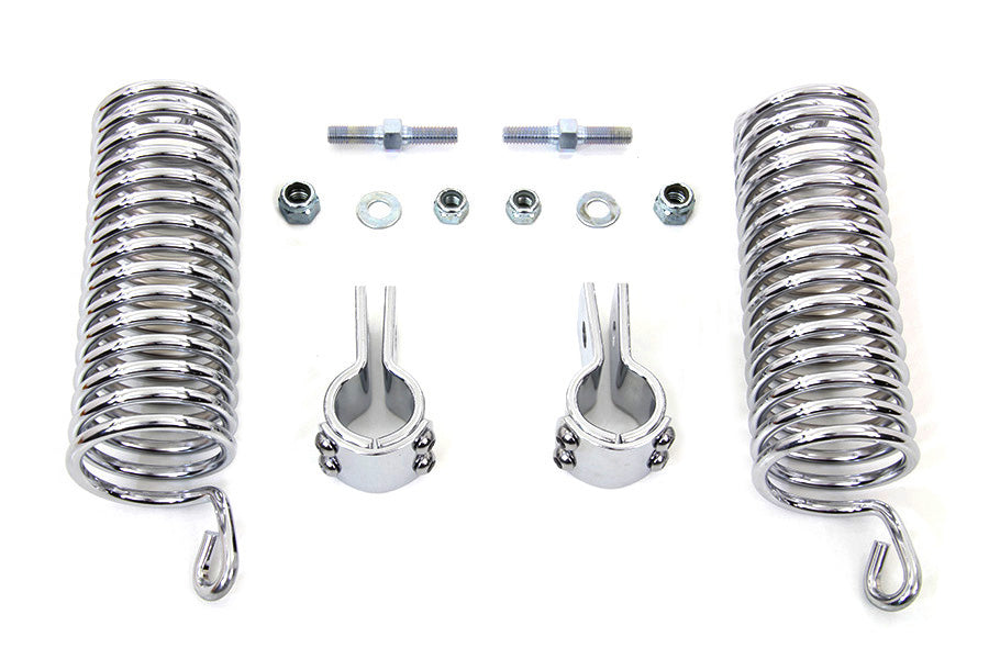 Chrome 7 inch Seat Spring Kit