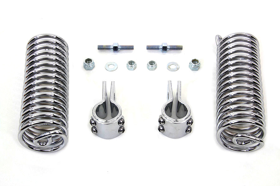 Chrome 7 inch Seat Spring Kit