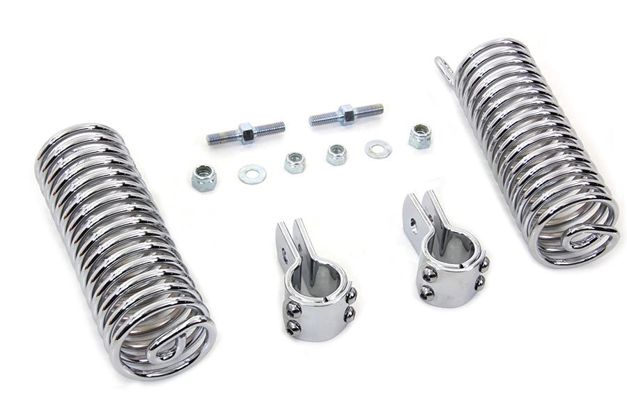 Chrome 7 inch Seat Spring Kit