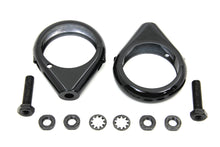 Load image into Gallery viewer, Black Turn Signal Clamp Kit 49mm Forks