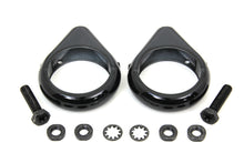 Load image into Gallery viewer, Black Turn Signal Clamp Kit 49mm Forks