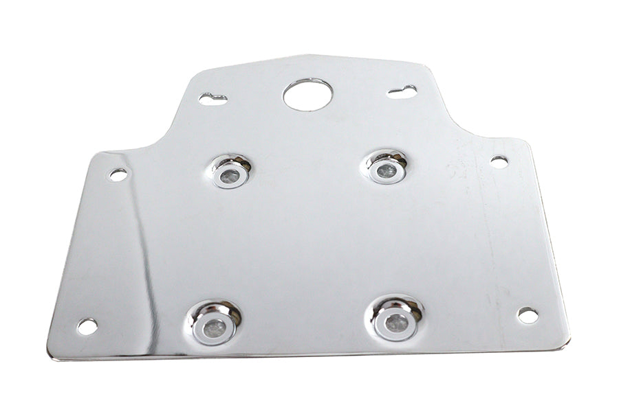 Tail Lamp License Plate Holder Chrome