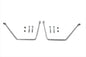 Chrome Saddlebag Support Set