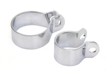 Load image into Gallery viewer, Front Exhaust Chrome Clamp Set