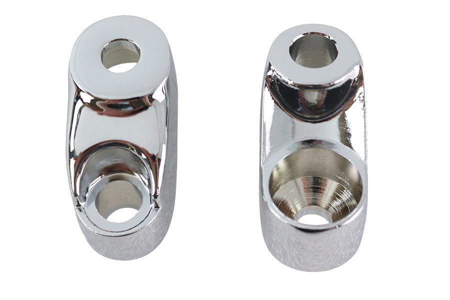 Turn Signal Bracket 39mm Forks Chrome