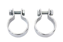 Load image into Gallery viewer, Chrome 1-5/8 inch Muffler Body and End Clamp Set