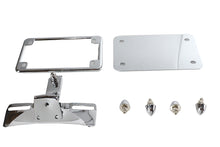 Load image into Gallery viewer, License Plate Frame Bracket Kit Chrome
