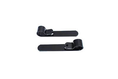 Black 1 inch Exhaust  inchP inch Clamp Set
