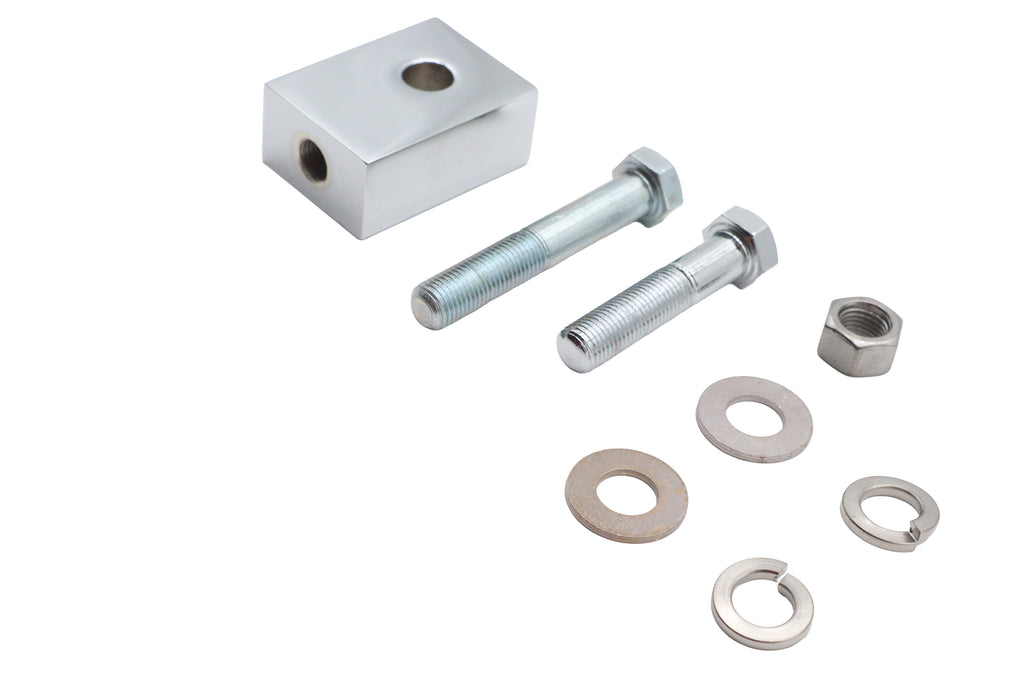 Bates Headlamp Mounting Block Chrome