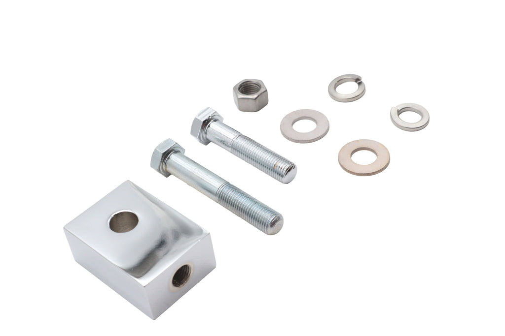 Bates Headlamp Mounting Block Chrome