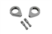 Load image into Gallery viewer, Chrome Turn Signal Clamp Kit 39mm Forks