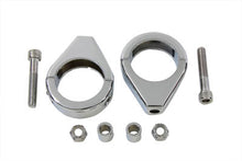 Load image into Gallery viewer, Chrome Turn Signal Clamp Kit 41mm Forks