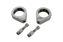 Load image into Gallery viewer, Chrome Turn Signal Clamp Kit 41mm Forks