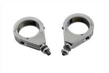 Load image into Gallery viewer, Turn Signal Clamp Set with Grooves 41mm