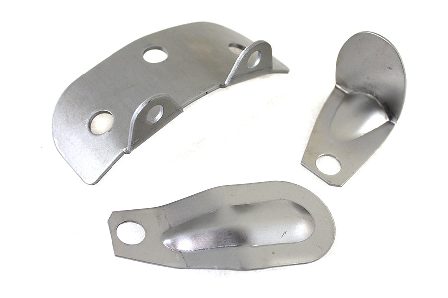 Raw Steel Oil Tank Bracket Kit
