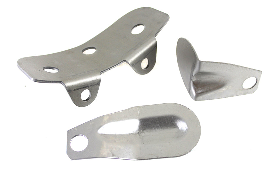 Raw Steel Oil Tank Bracket Kit