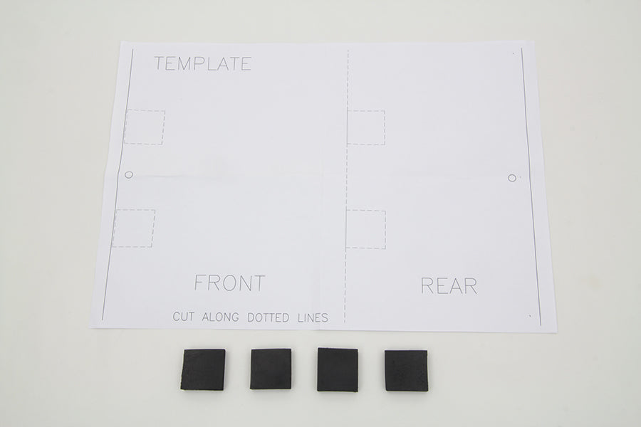 Rubber Seat Bumper Pad Set