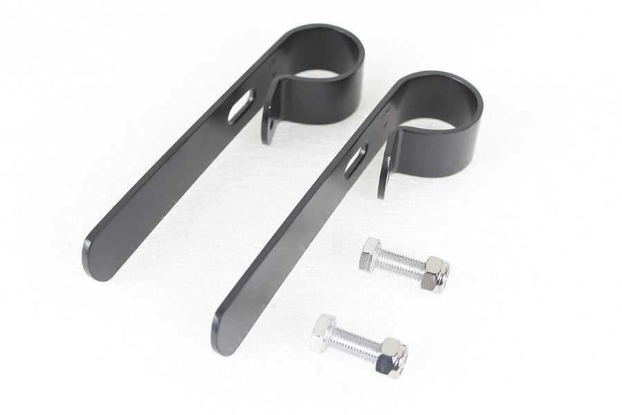 Black Oxide 1-1/4 inch Exhaust  inchP inch Clamp Set