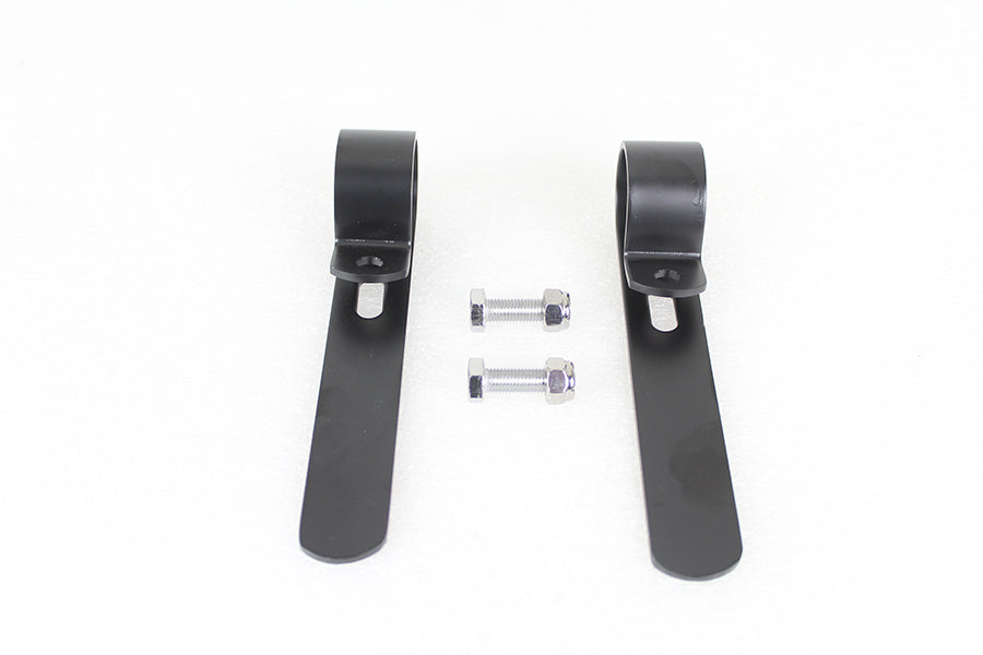 Black Oxide 1-1/4 inch Exhaust  inchP inch Clamp Set