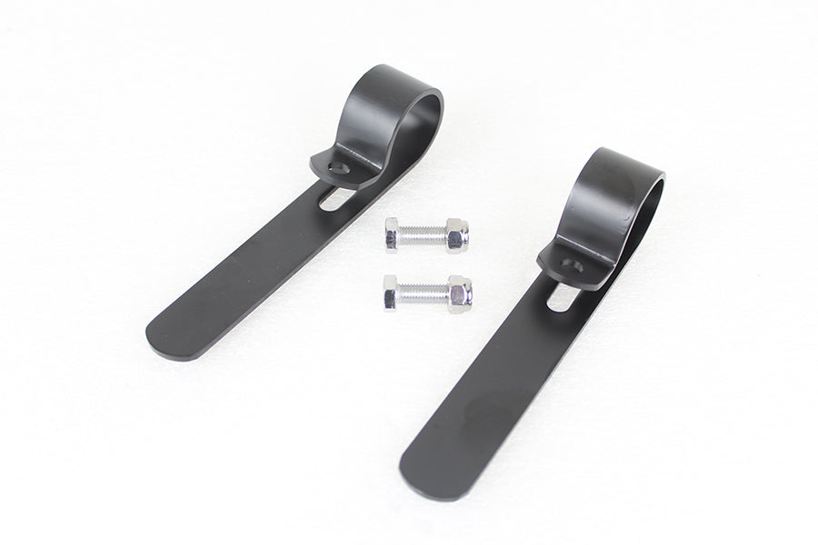 Black Oxide 1-1/4 inch Exhaust  inchP inch Clamp Set
