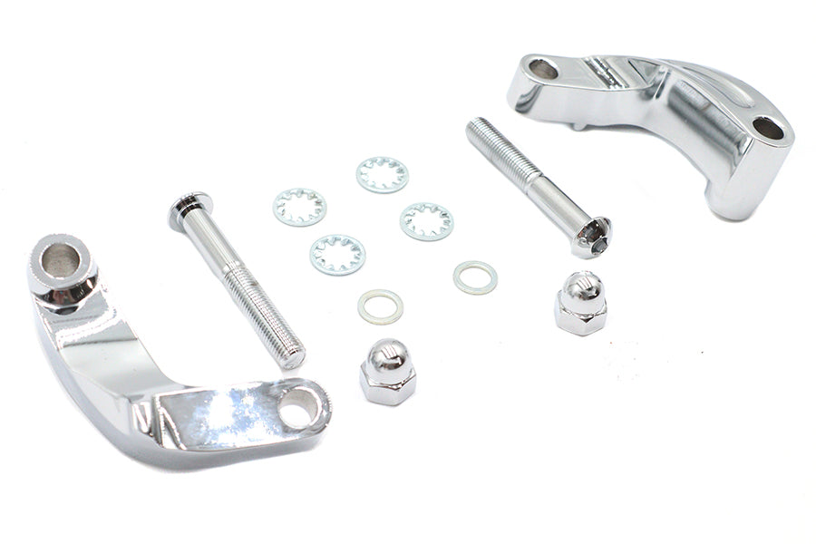 Chrome Smooth Mirror Relocation Kit