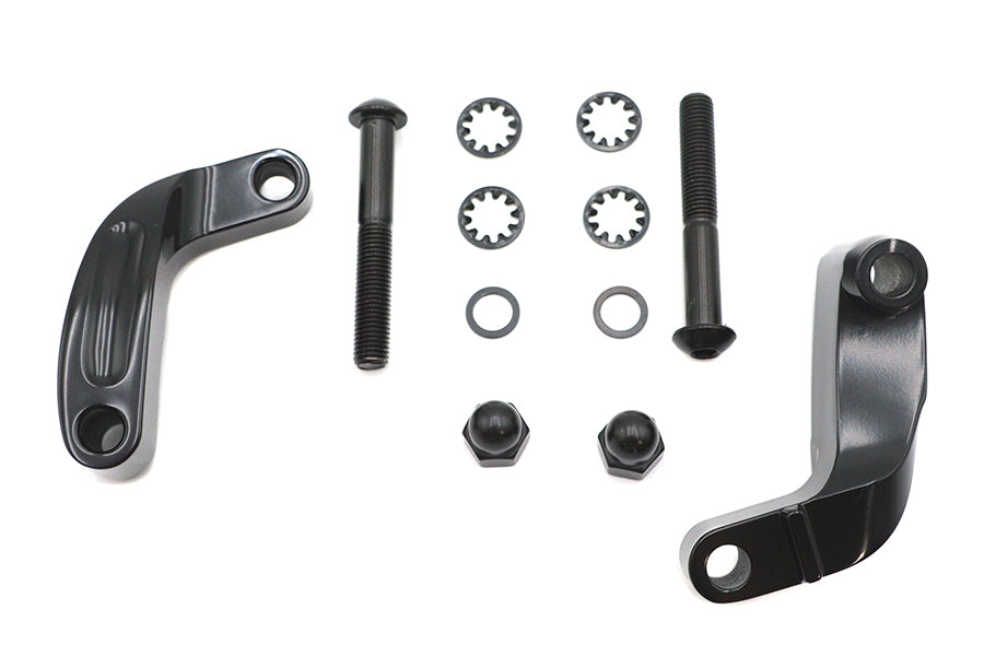 Black Smooth Mirror Relocation Kit