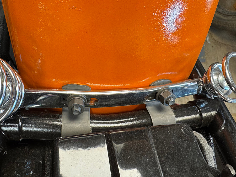 Rear Fender Mount U-Clamps Parkerized