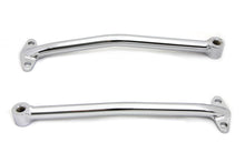 Load image into Gallery viewer, Chrome Rear Fender Brace Set