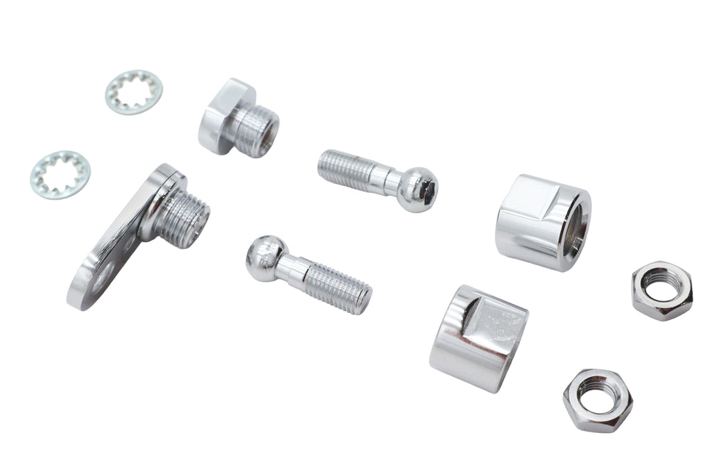 Chrome Front Turn Signal Clamp Ball Stud
