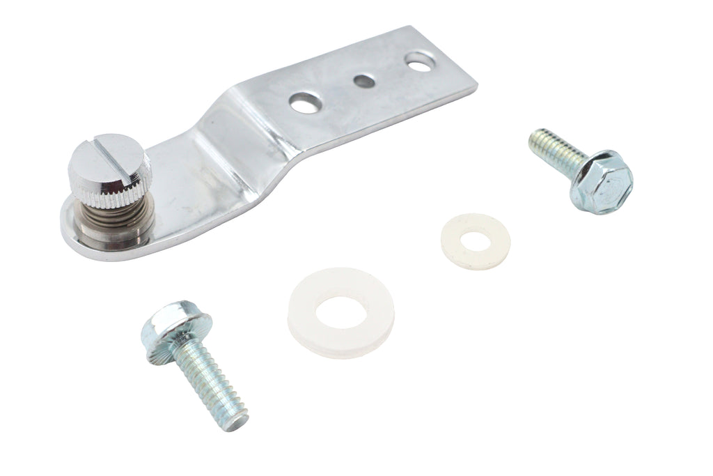 Chrome Rear Seat Tab Assembly