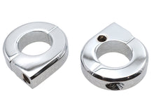 Load image into Gallery viewer, Chrome Universal Mount Clamp Set 1 inch