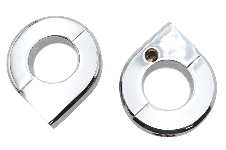 Chrome Universal Mount Clamp Set 1 inch