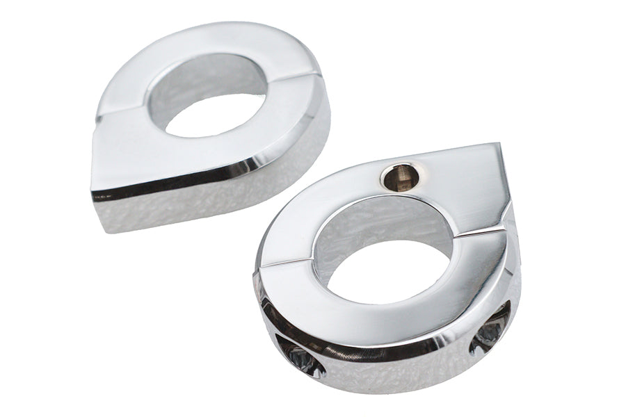 Chrome Universal Mount Clamp Set 1 inch