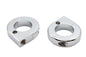 Chrome Universal Mount Clamp Set 1-1/8 inch
