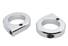 Load image into Gallery viewer, Chrome Universal Mount Clamp Set 1-3/8 inch