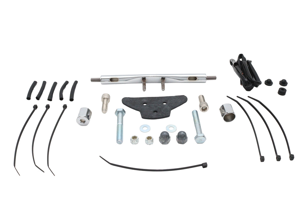 Chrome 7 inch Low Boyz Turn Signal Bar Kit