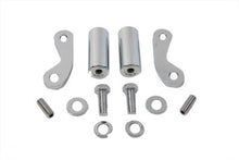 Load image into Gallery viewer, Chrome 8-1/2 inch Front Turn Signal Mount Set