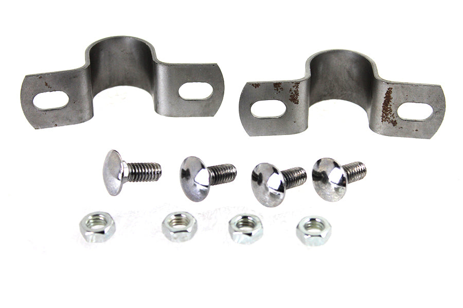 Rear Fender Mount U-Clamps Raw