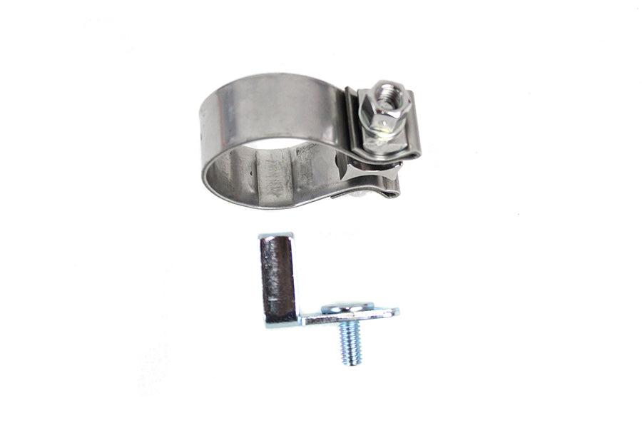 FLT Rear Exhaust Header Tab and Clamp Kit