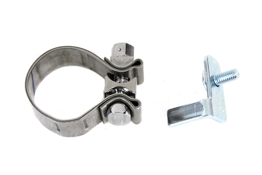 FLT Rear Exhaust Header Tab and Clamp Kit