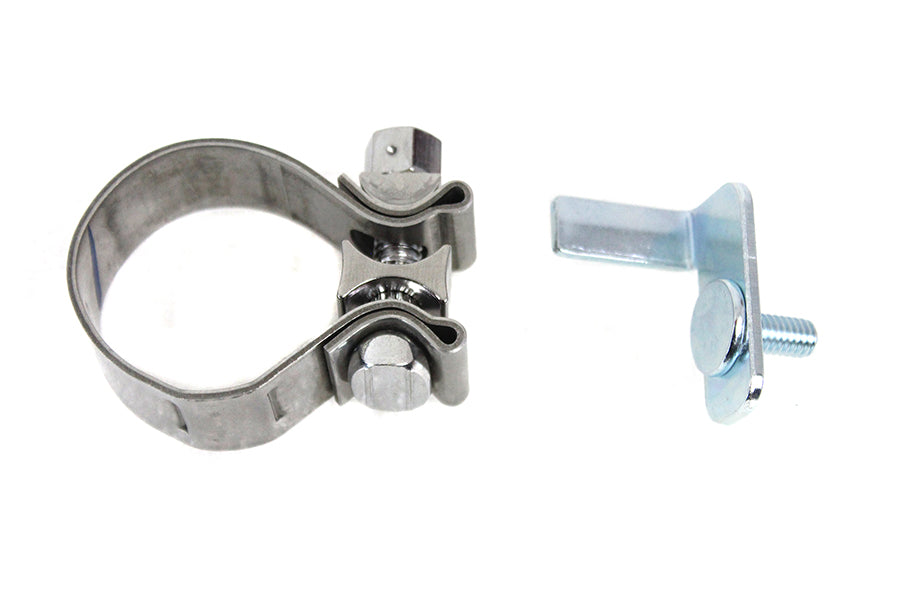 FLT Rear Exhaust Header Tab and Clamp Kit