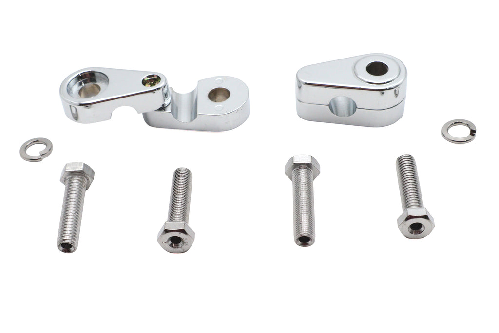 Chrome Turn Signal Clamp Set