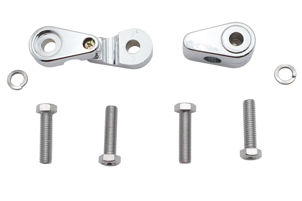 Chrome Turn Signal Clamp Set