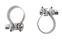 Load image into Gallery viewer, Chrome 1-7/8 inch Muffler End Clamp Set